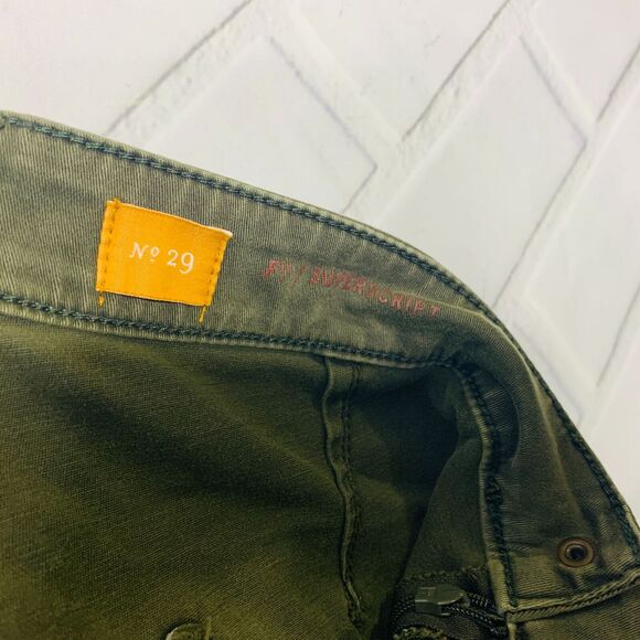 Anthropologie jeans Superscript skinny green Pilcro And The Letterpress size 29 - Picture 10 of 13